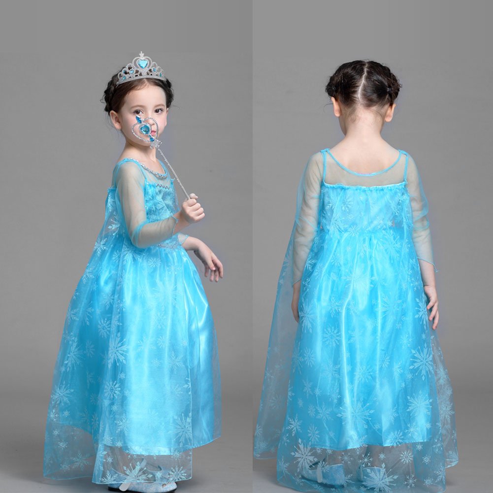 Vicloon Elsa Princess Tiara, Tiara Crown Elsa Dress Up Accessories Set for Party, Cosplay