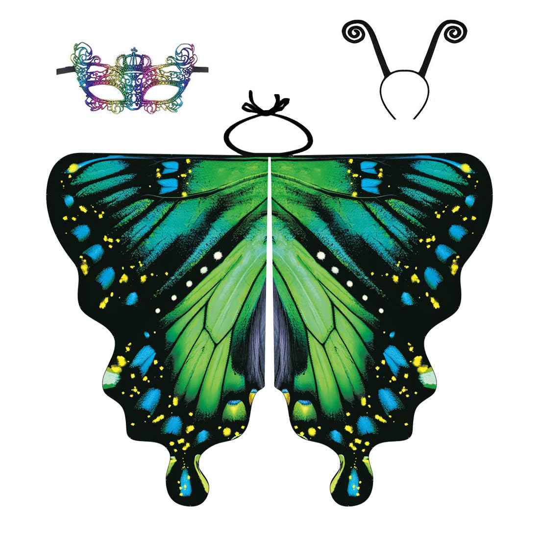 Double-Sided Printing Butterfly Costume for Women - Halloween