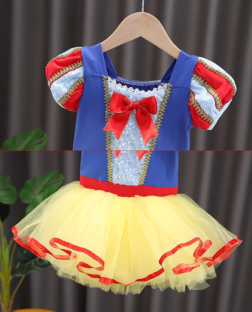 Lito Angels Girls Princess Ballerina Costume, Yellow, Age 3-4 Years