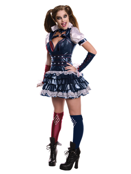 Official Harley Quinn - Batman Arkham Costume Adult Ladies