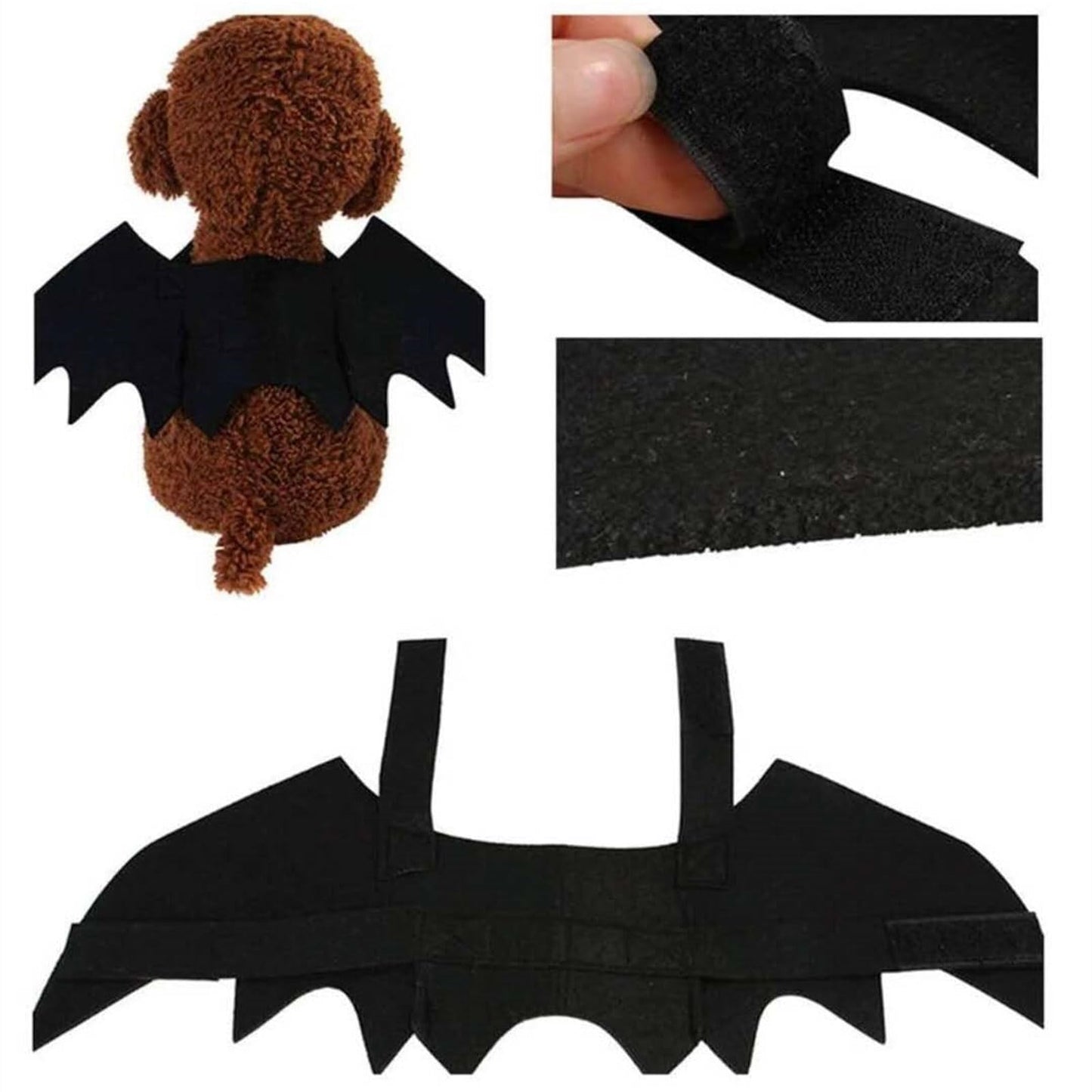 Halloween Pet Bat Wings Dog Funny Costume Cute Cat Dress Up