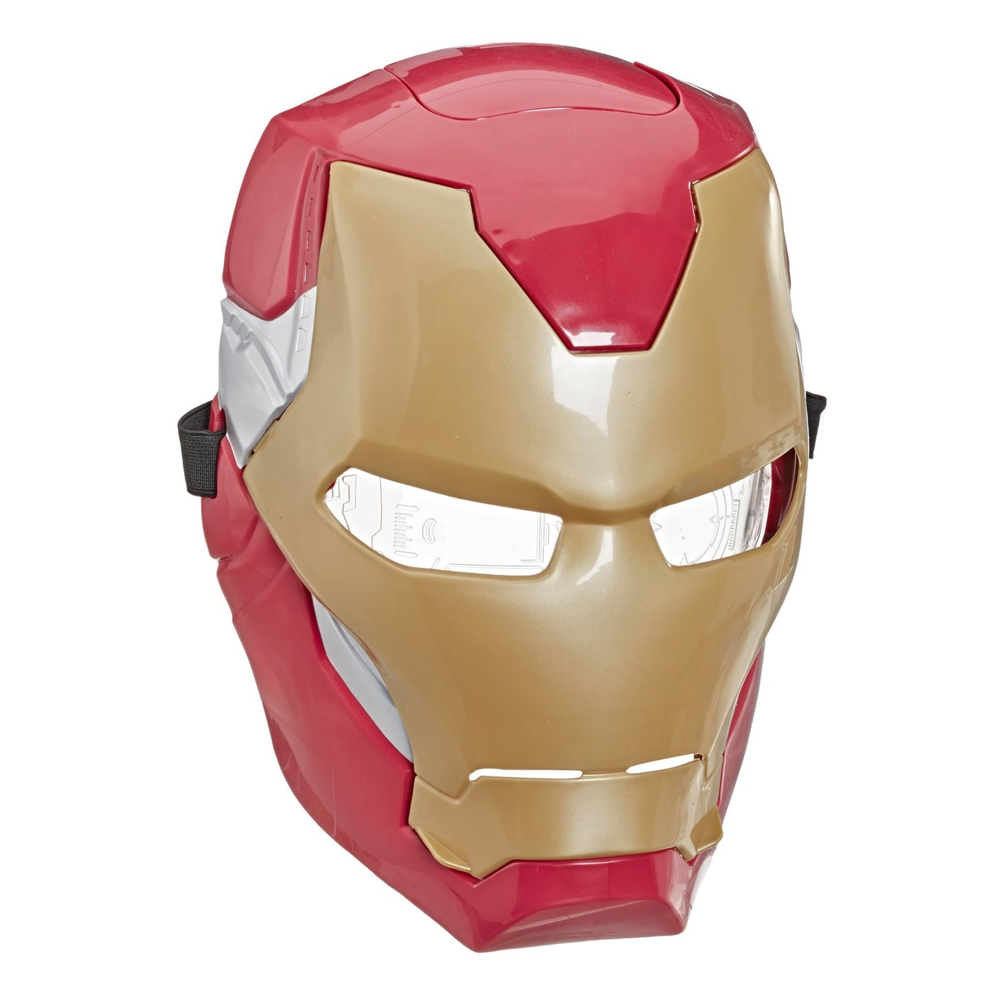 Marvel Avengers Iron Man Flip FX Mask Age 5+ with Flip-Activated Light Effects, Gifts for Kids, Rosso
