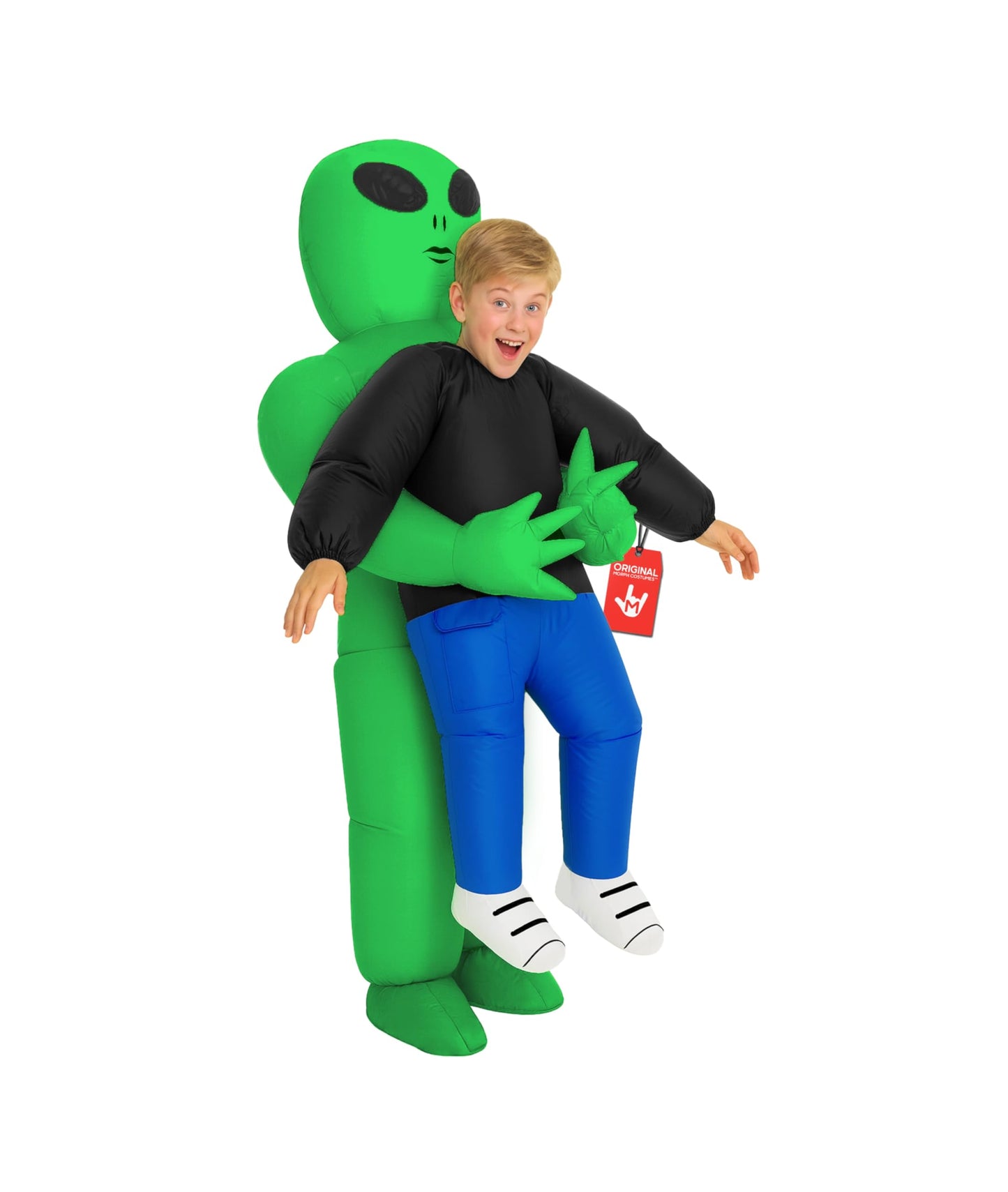 Morph Alien Costume Kids, Inflatable Alien Carrying Kid Costumes, Inflatable Costume for Kids, Halloween Costumes for Boys