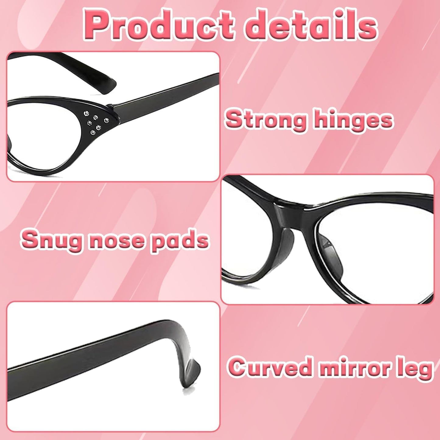 Pink Ladies Fancy Dress Accessories - 50s Ladies' Retro Costume (image 4)