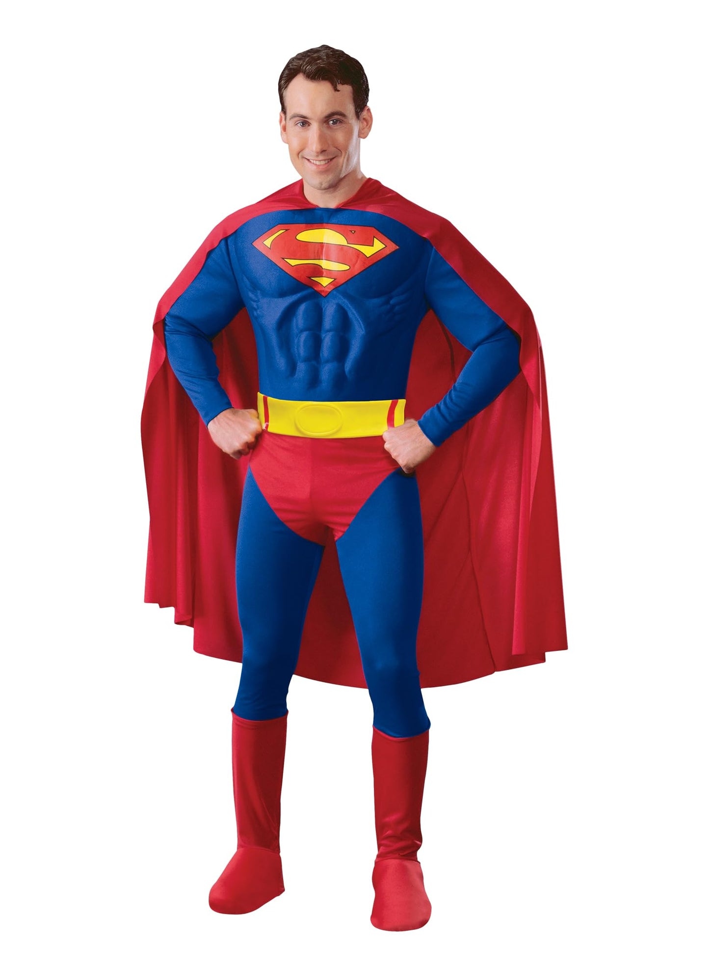 Official Superman Deluxe with Muscle Chest - Adult Costume