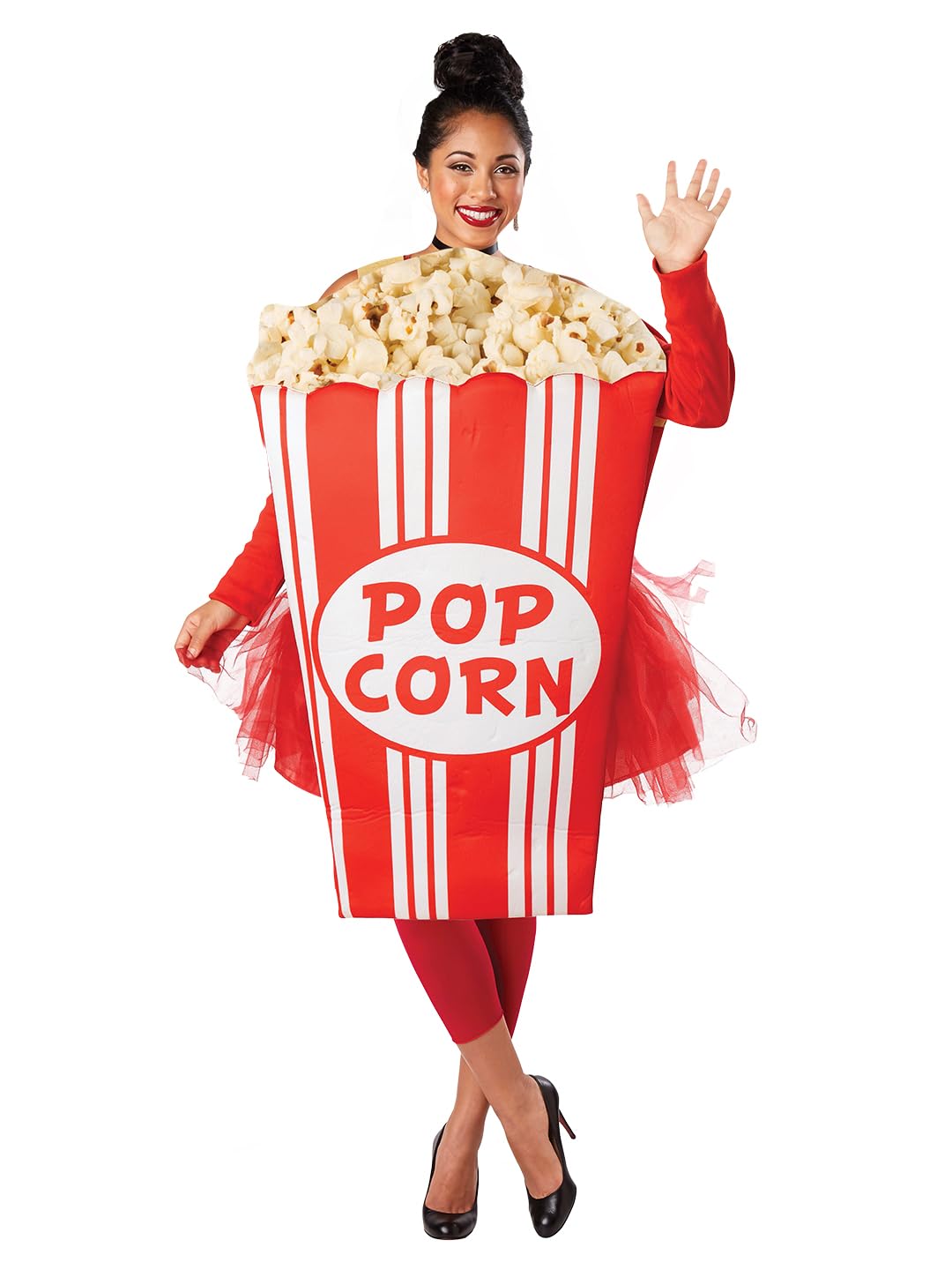 Popcorn Costume for Unisex Adults - Funny Food Cosplay Fancy Dress (image 3)