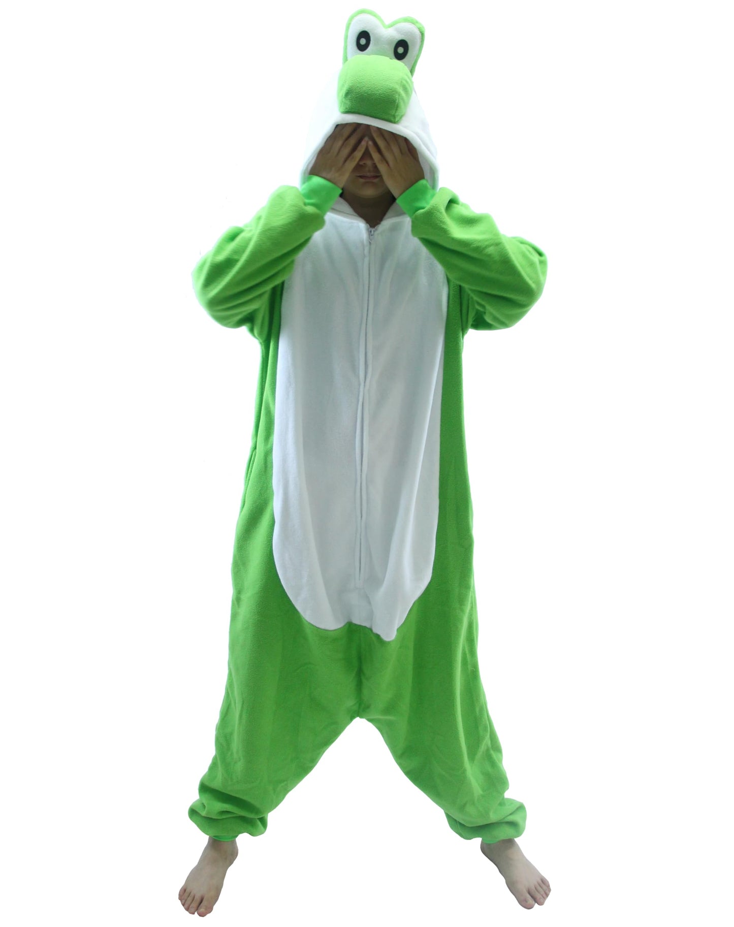 Green Dinosaur Unisex Onesies Kigurumi Pajamas Easter Halloween (image 2)