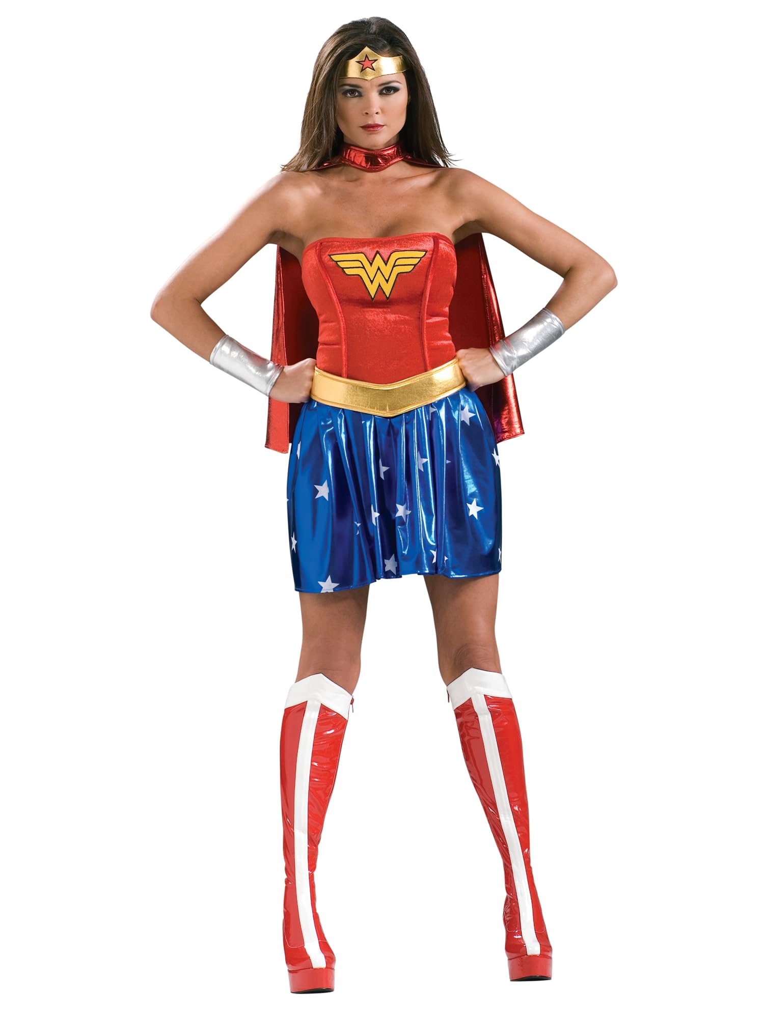Rubie's Official Wonder Woman Adult Costume - Red - Plus (image 2)