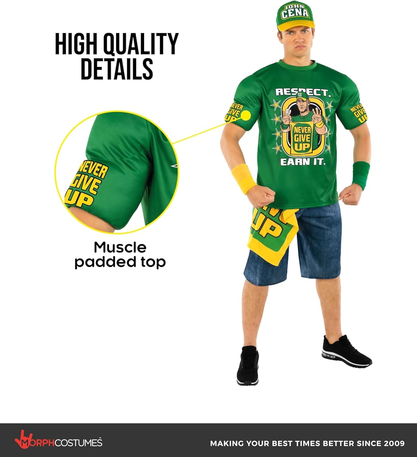 John Cena Costume - Wwe Costume - Wrestler Costumes - Halloween