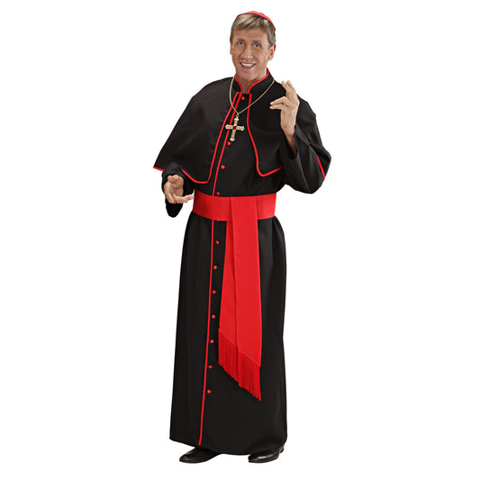 Heavy fabric cardinal costume for religious dress
