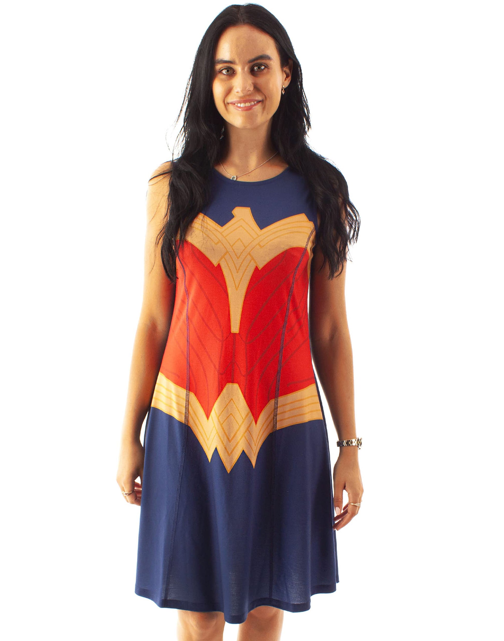 Wonder Woman Dress for Women Cosplay Dress Red or Blue Options