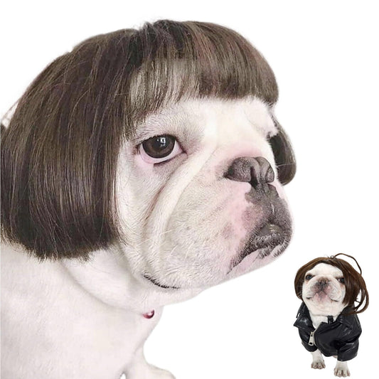 Pet Wigs - Dog Costume Dog Cat Cosplay Wig Funny Headwear