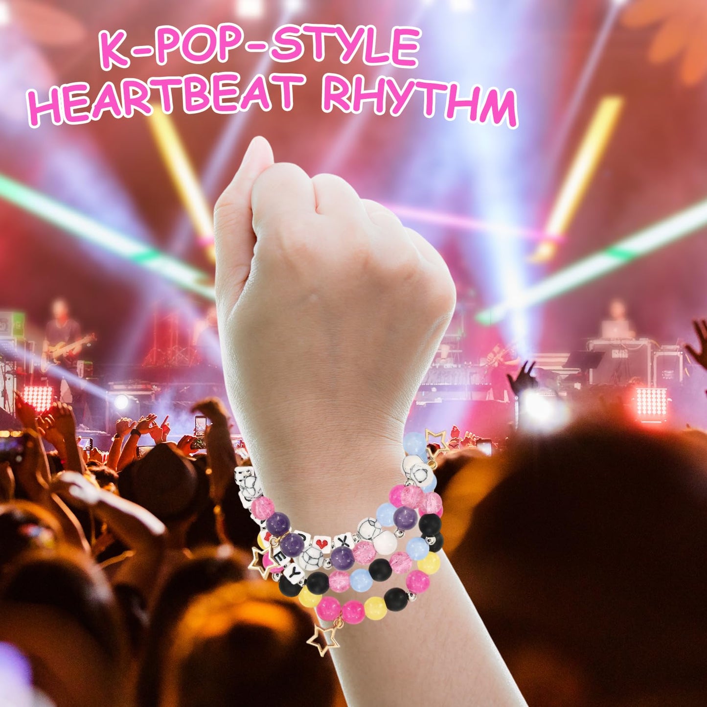 Korea Pop Bracelets Merch - Korea Pop Gifts for Girls - Demon