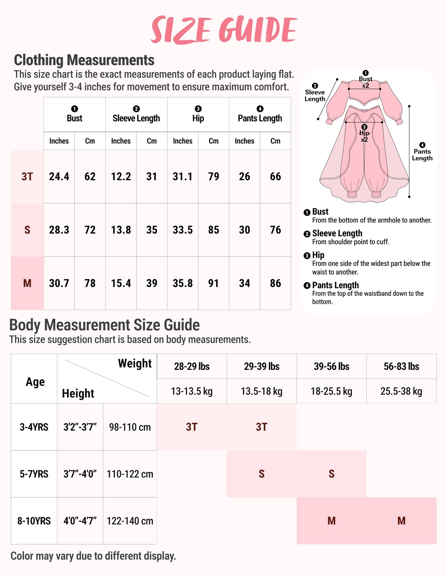 Spooktacular Creations Kids Costumes for Girls, Arabian Princess Costume, Girls Halloween Costume for Role Play Cosplay Parties-M