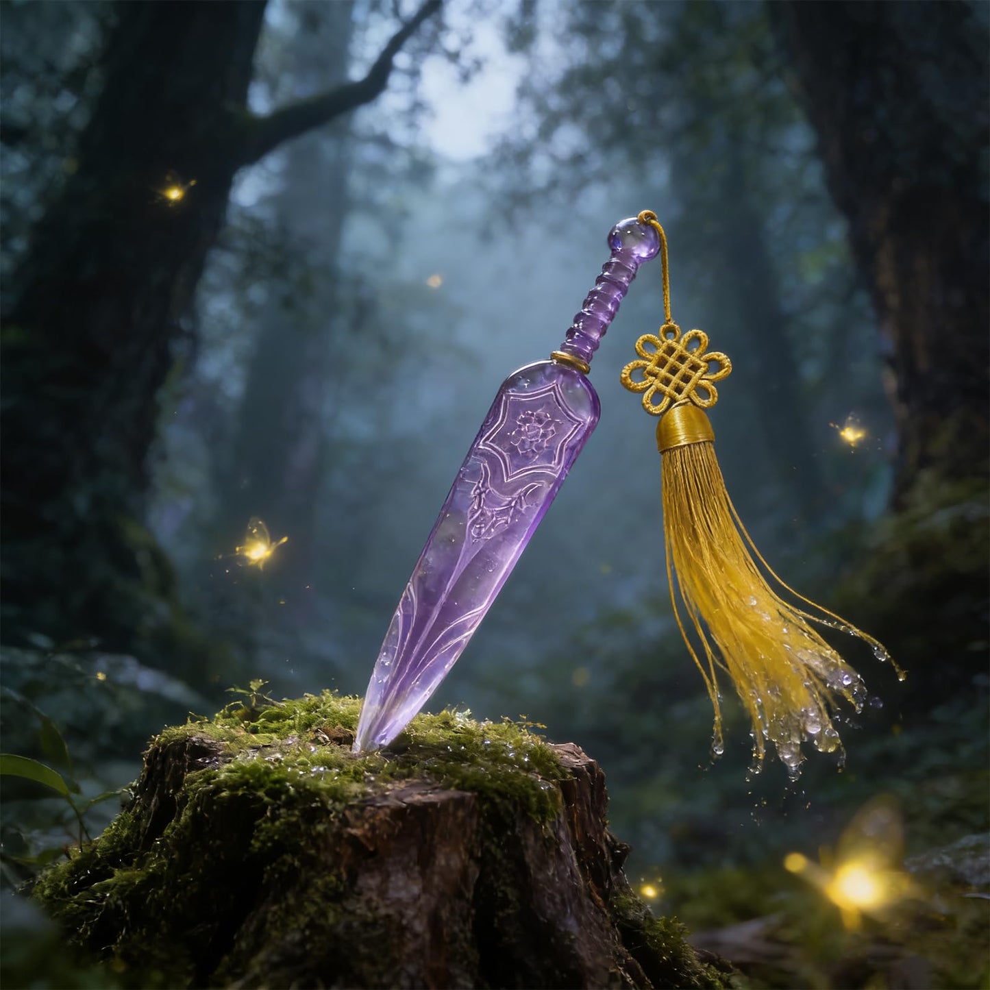 Hunter Cosplay Weapon - Purple Plastic Daggers Cosplay Weapons - K