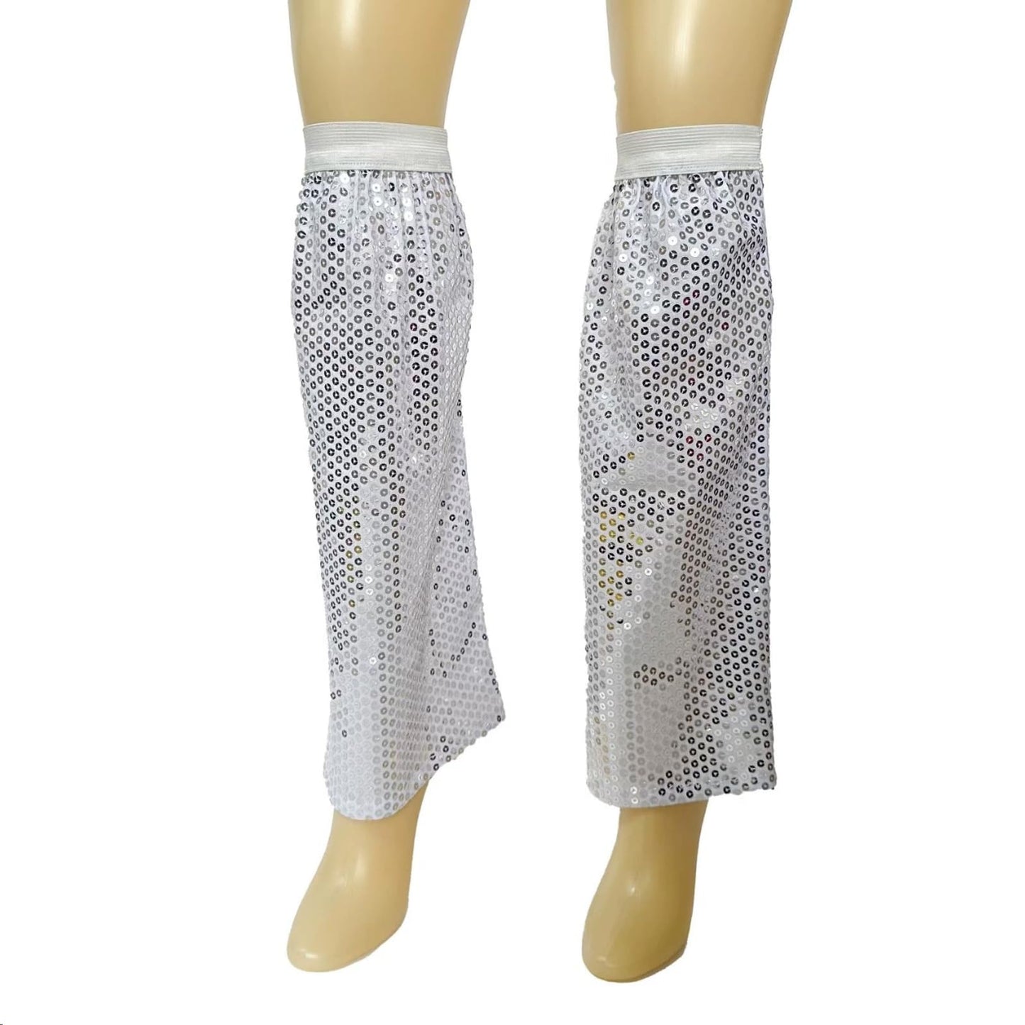 ABBA Women's Clothing - Sequin Leg Warmers - ABBA Clothing (image 6)