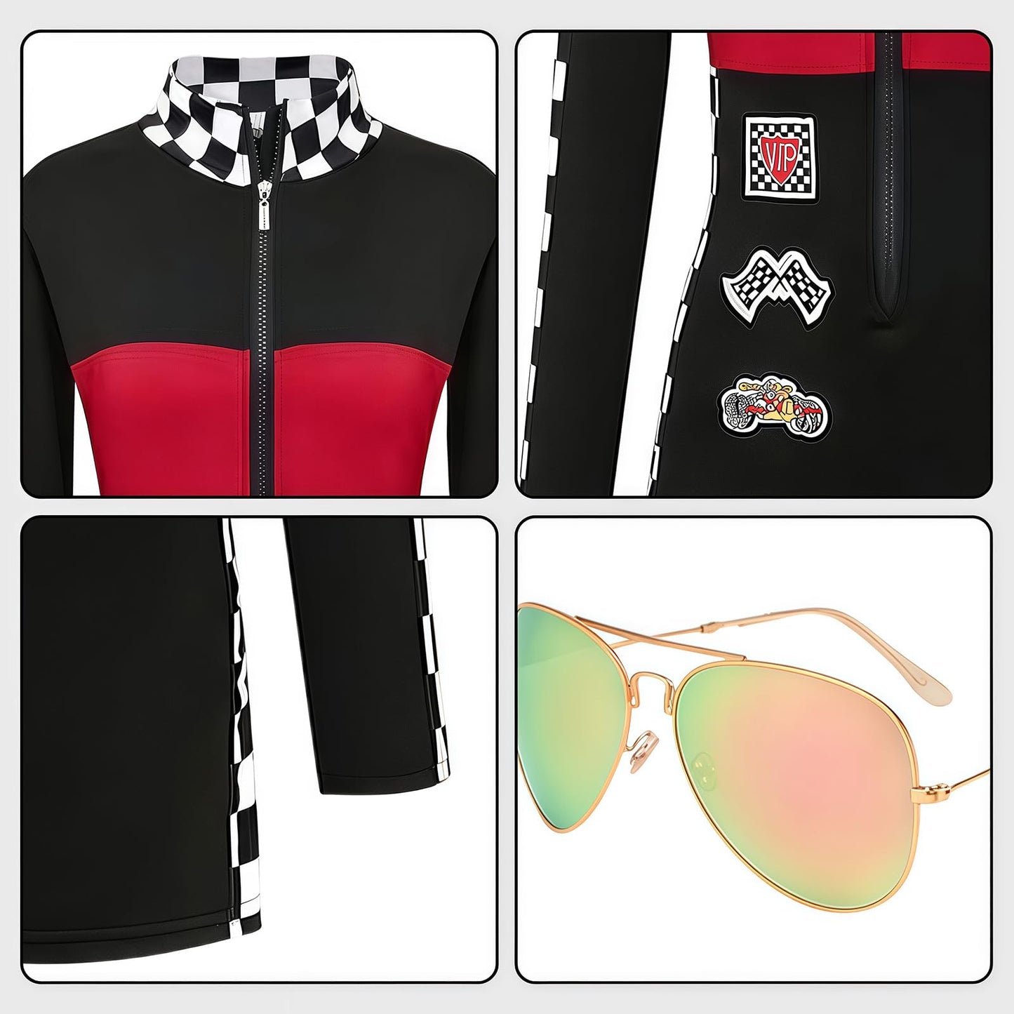 Racing Driver Costume Women's Sexy Racing Suit for Women (image 6)