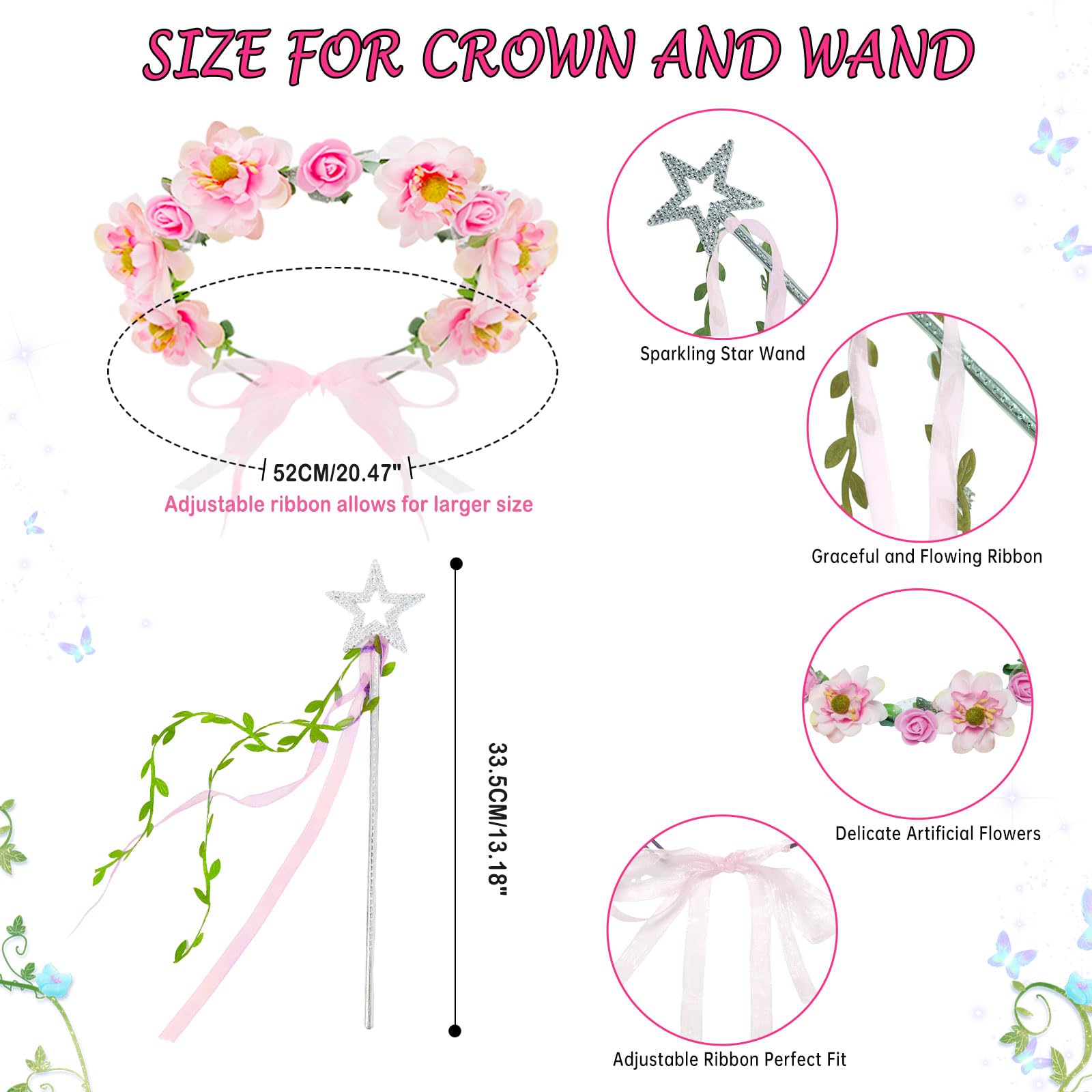 Fairy Wings for Adult Women - Adults Butterfly Wings for Girls (image 4)