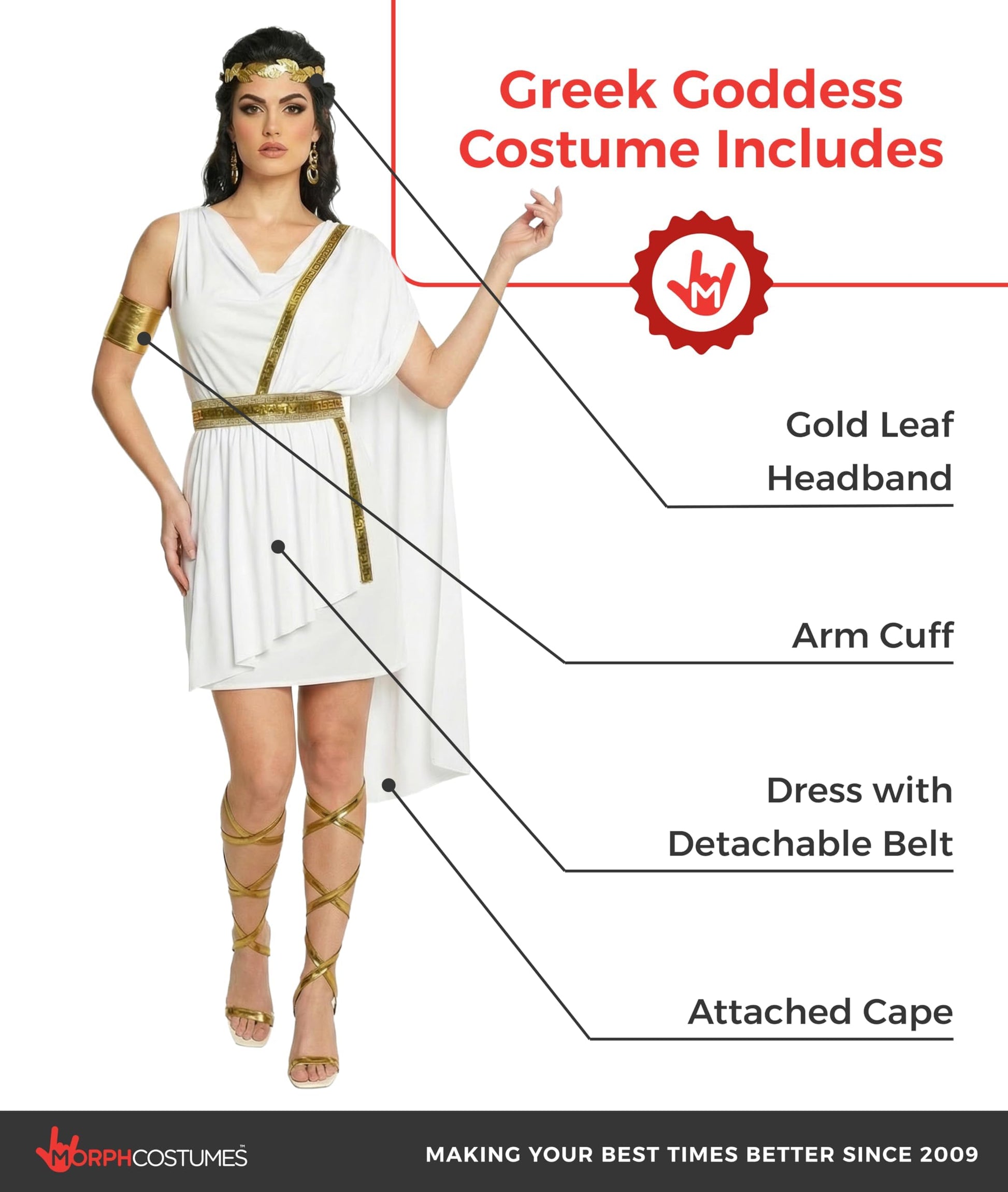 Greek Goddess Costume Women - Roman Costume Women - Egyptian (image 2)