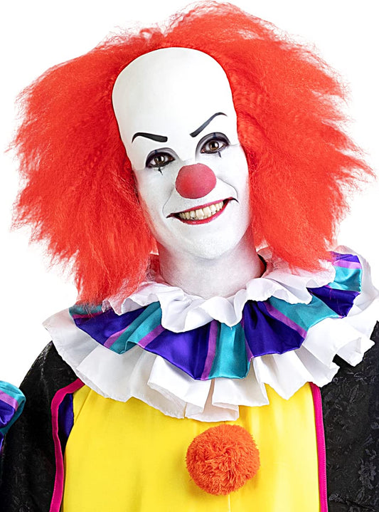 Funidelia | Pennywise Wig– IT for men and women Horror Movies, Killer clown - Accessories for adults, fancy dress costumes & props for Halloween, carnival & parties - Red
