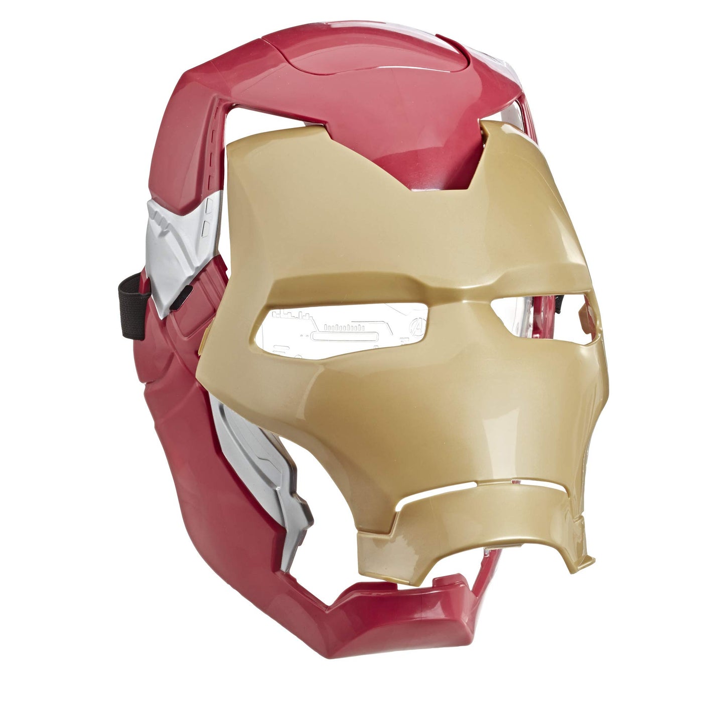 Hasbro Marvel Avengers Iron Man Flip FX Mask with Flip-Activated Light Effects for Costume and Role-Play Dress Up