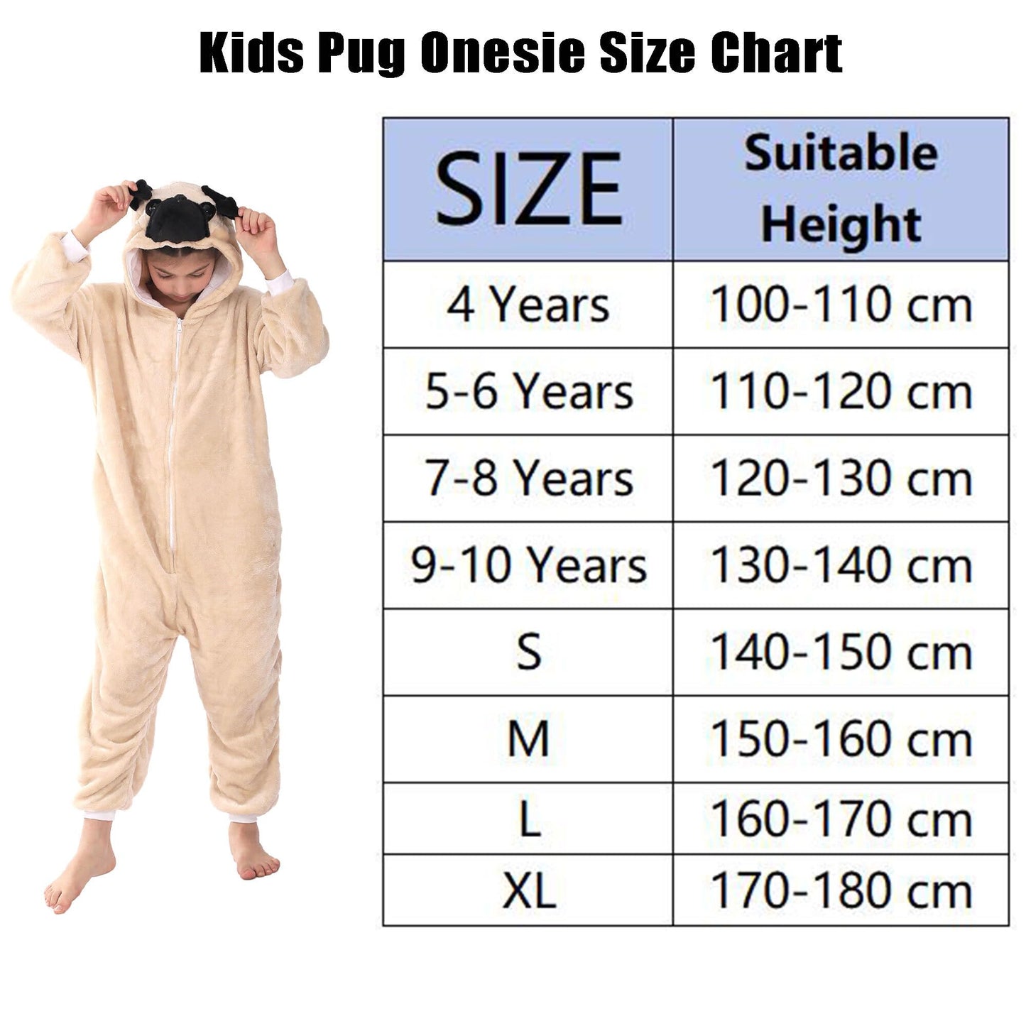 Flannel Dog Costume Cosplay Halloween Animal Onesie for Kids Adults