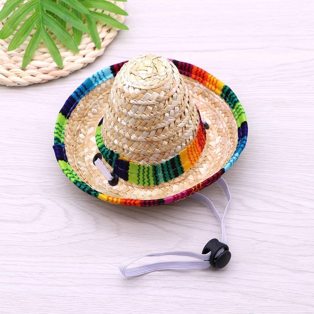 Funny Dog Sombrero Hat - Mexican Party Costume - Adjustable