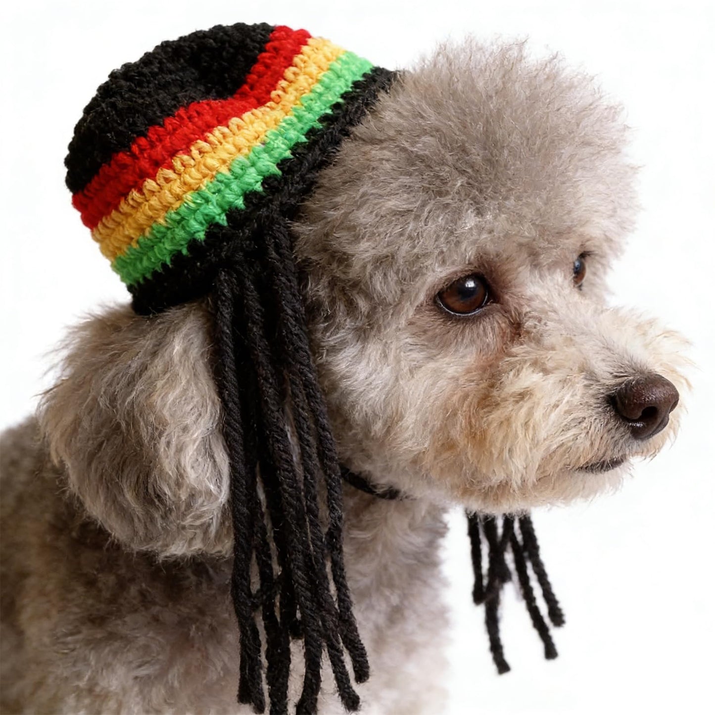Dog Hat with Soft Warm Material - Funny Dreadlock Style for Dog Cat