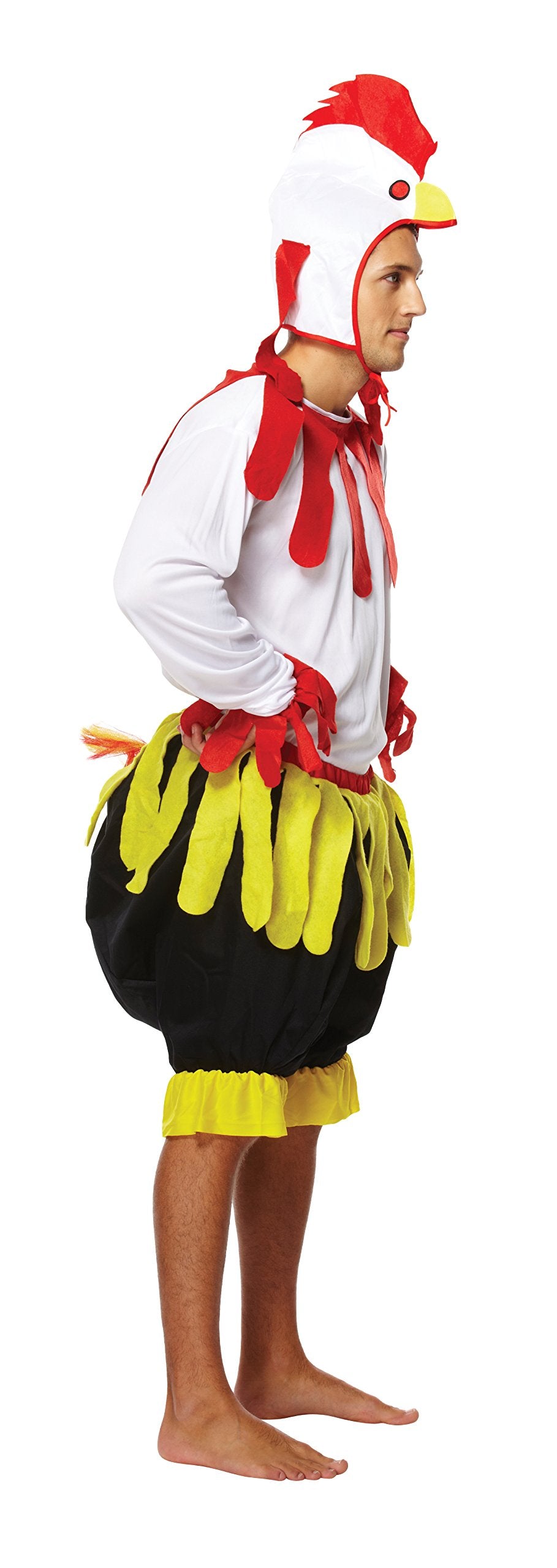 Mens Adult Chicken Rooster Costume for Stag Doo Animal Turkey