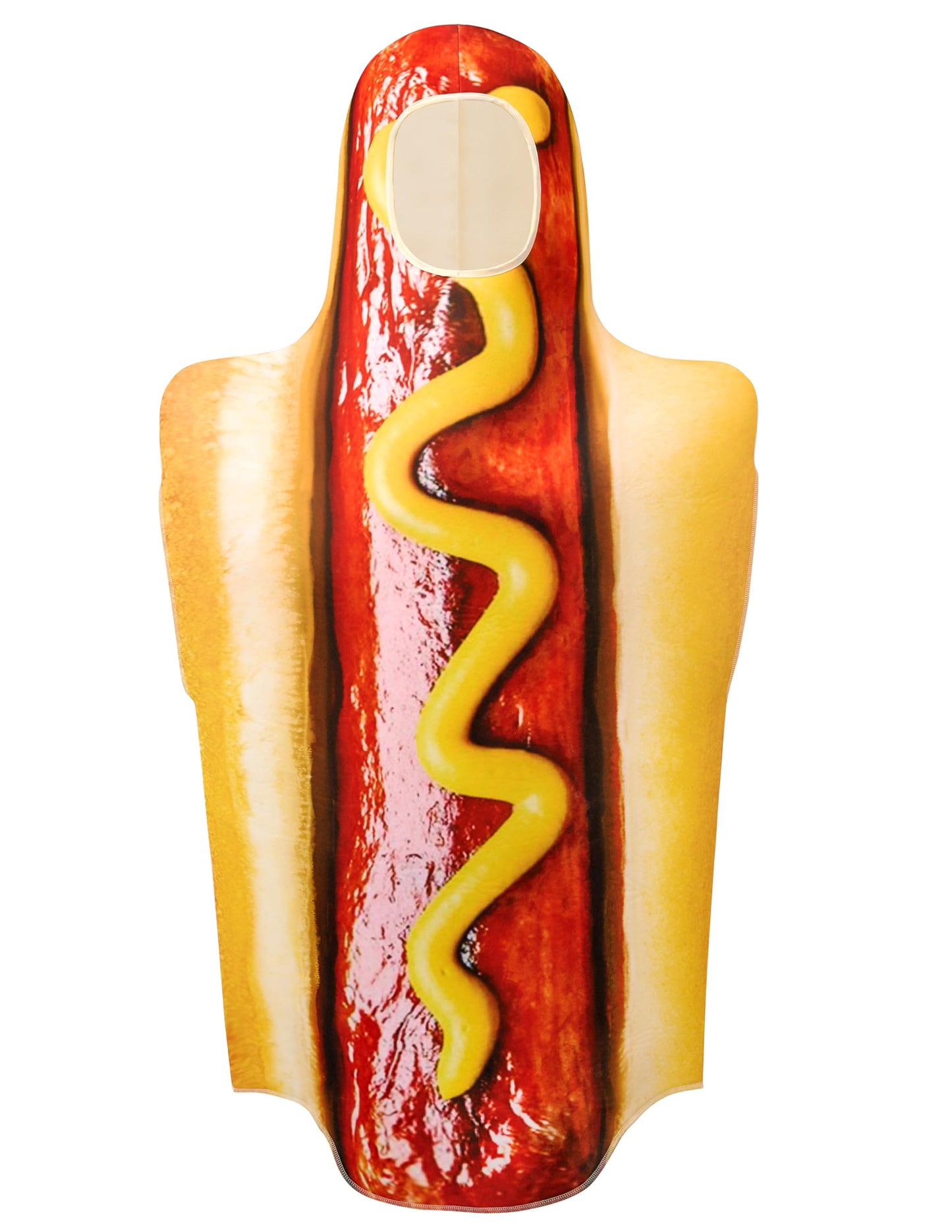 Spooktacular Creations Couple HotDog Costume Adult Digital Printing Food Costume Outfit for Halloween Dress Up Party-S-M