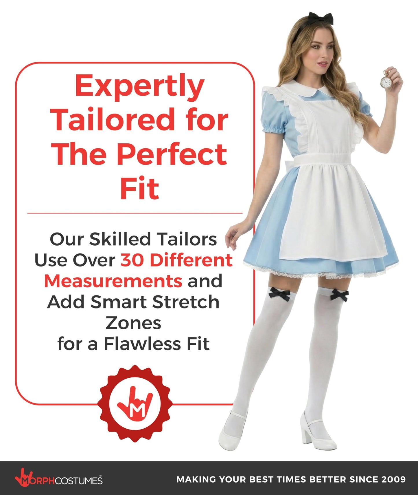 Fun Shack Alice Costume Adult Women Dress Inspired By Book Character For World Book Day Fancy Dress, Small