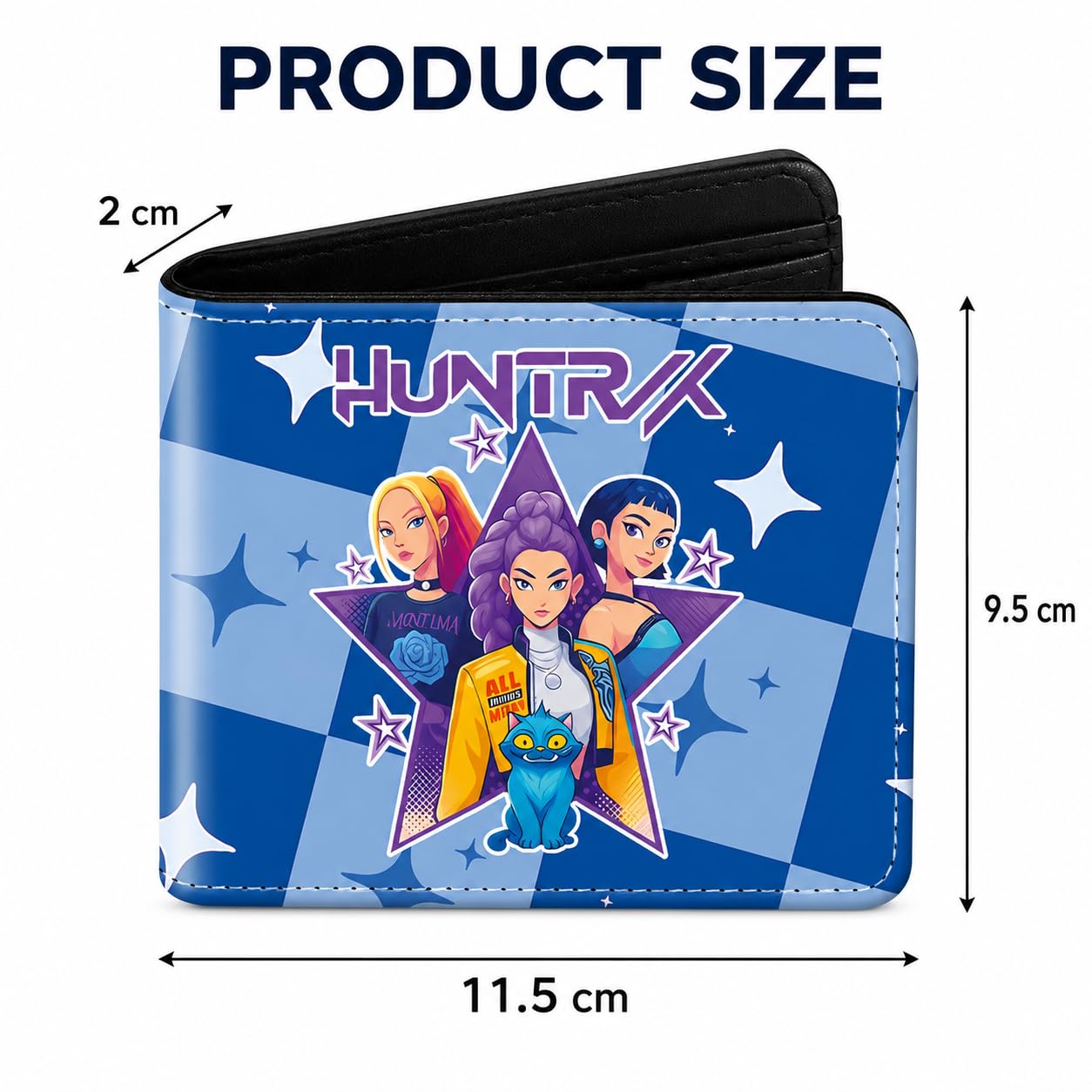 Kpop Wallet - Rfid Blocking Slim PU Leather Bifold - Demon Hunters