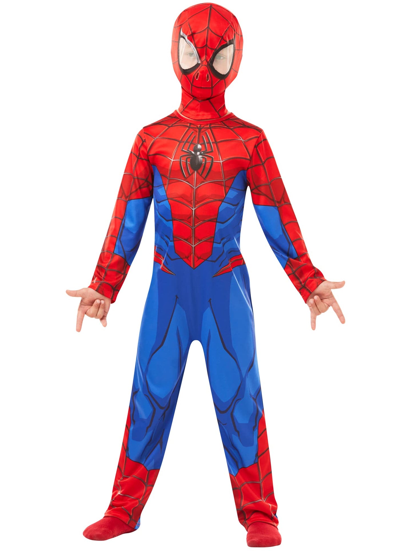 Rubies Marvel Spider-Man Classic Child Costume, Blue-Red,M (5-6 years / 116cms) Halloween