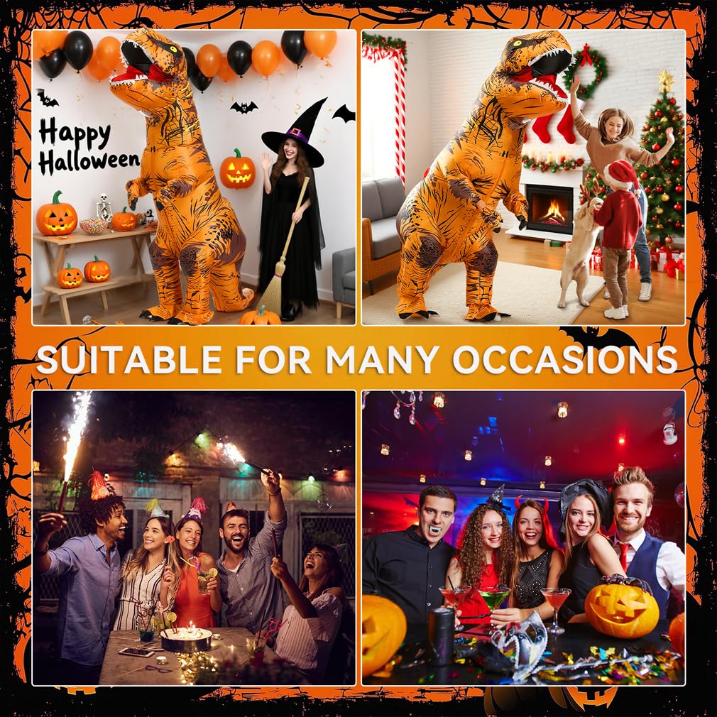 JASHKE Dinosaur Inflatable Costume T-rex Costume Adult