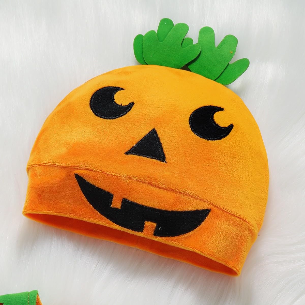 Beipegin Baby Halloween Costume Pumpkin Costume Kids Newborn Outfit Jumpsuit Pumpkin Romper with Hat Shoes for Baby Girls Boys Infant Clothes Set