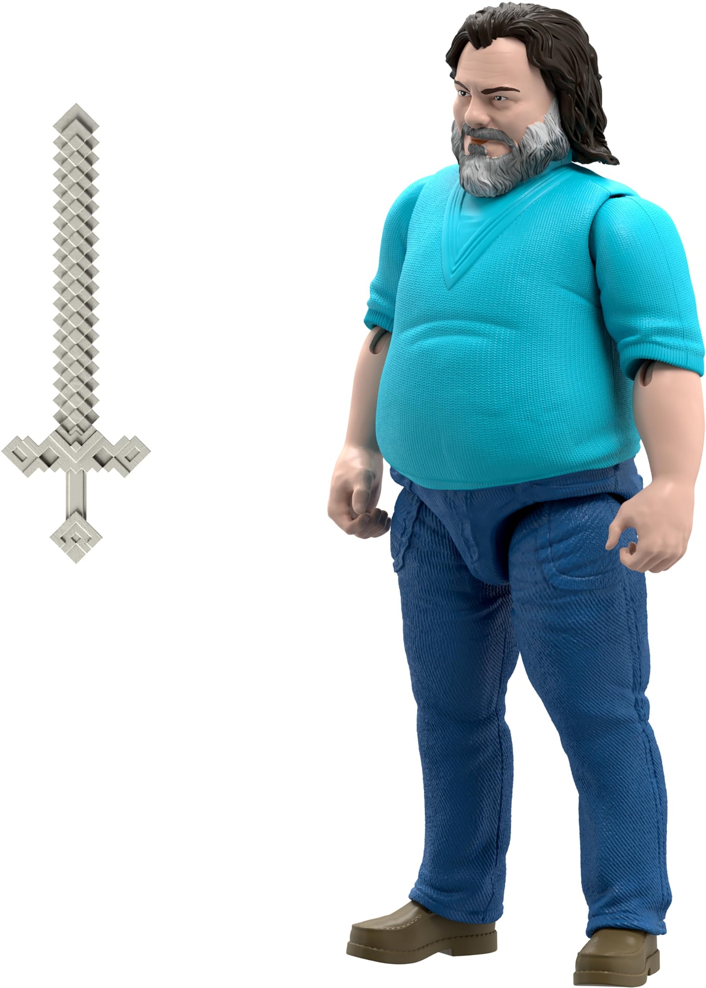 Minecraft -Scale Action Figure - 12-inch Posable Steve Toy (image 5)