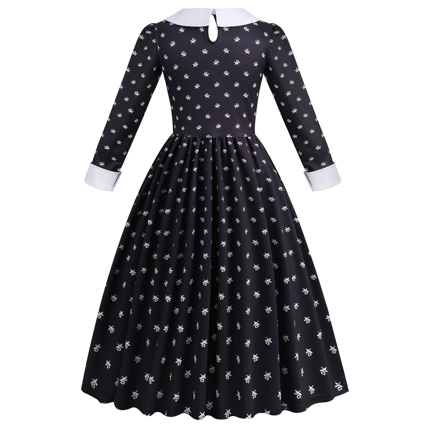 Wednessday Costume Black Costume Girls Dress for Kids Black Girls Wednessday Kids Party Dresses 4-13 Years
