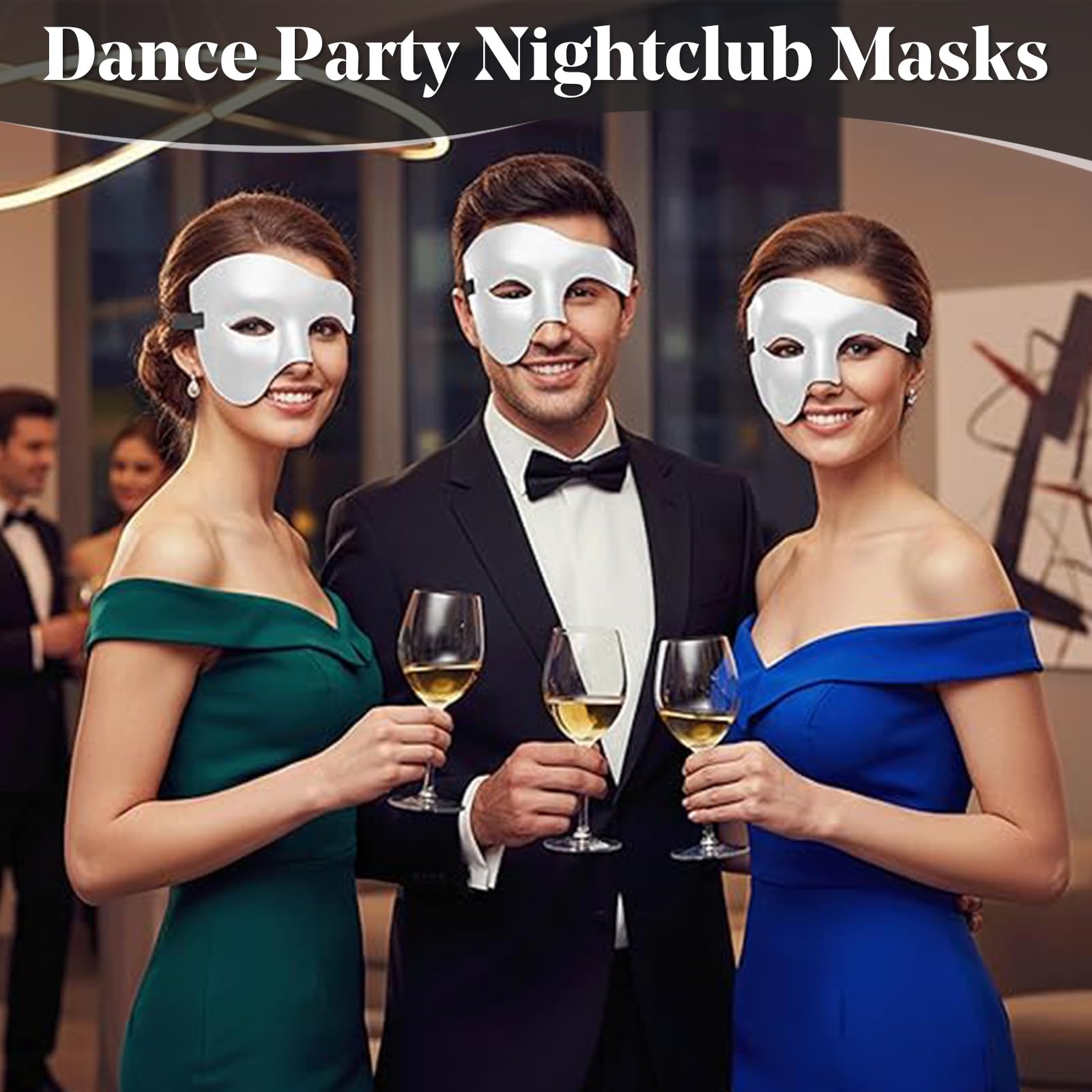 Vintage Party Masquerade Mask for Film Festivals - Christmas (image 4)