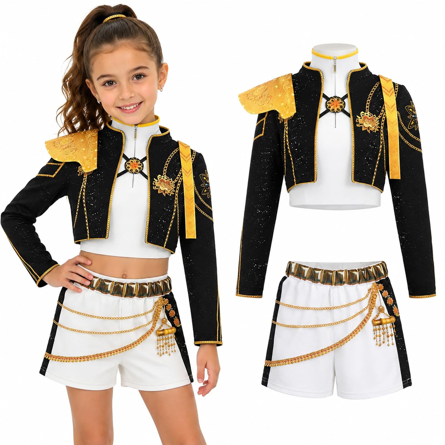 Girls Anime Costume - Kids Anime Cosplay Halloween Outfit for Fancy