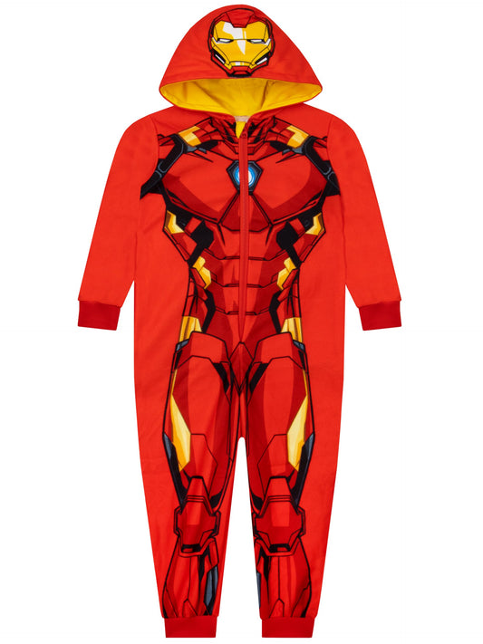 Marvel Iron Man Onesie | Boys 8-9 Years Red