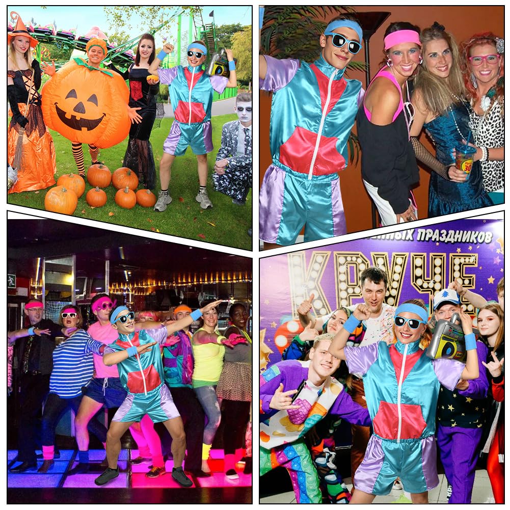 90s Hip Hop Outfit 80s Fashion Shell Suit Costume - 80s 90s Costume (image 7)