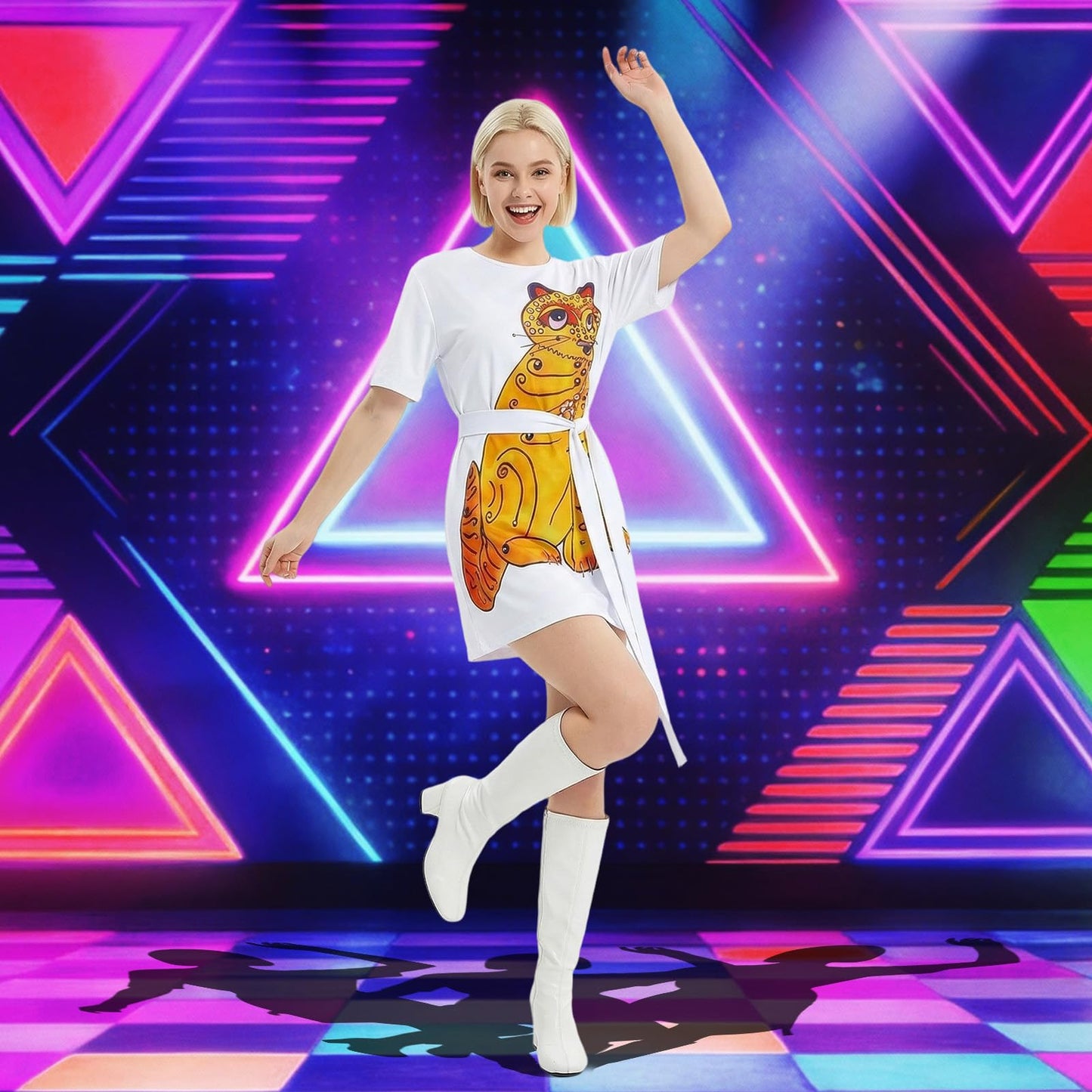 ABBA Costume for Women - Agnetha & Anni-Frid Retro 70s Disco Outfit (image 6)