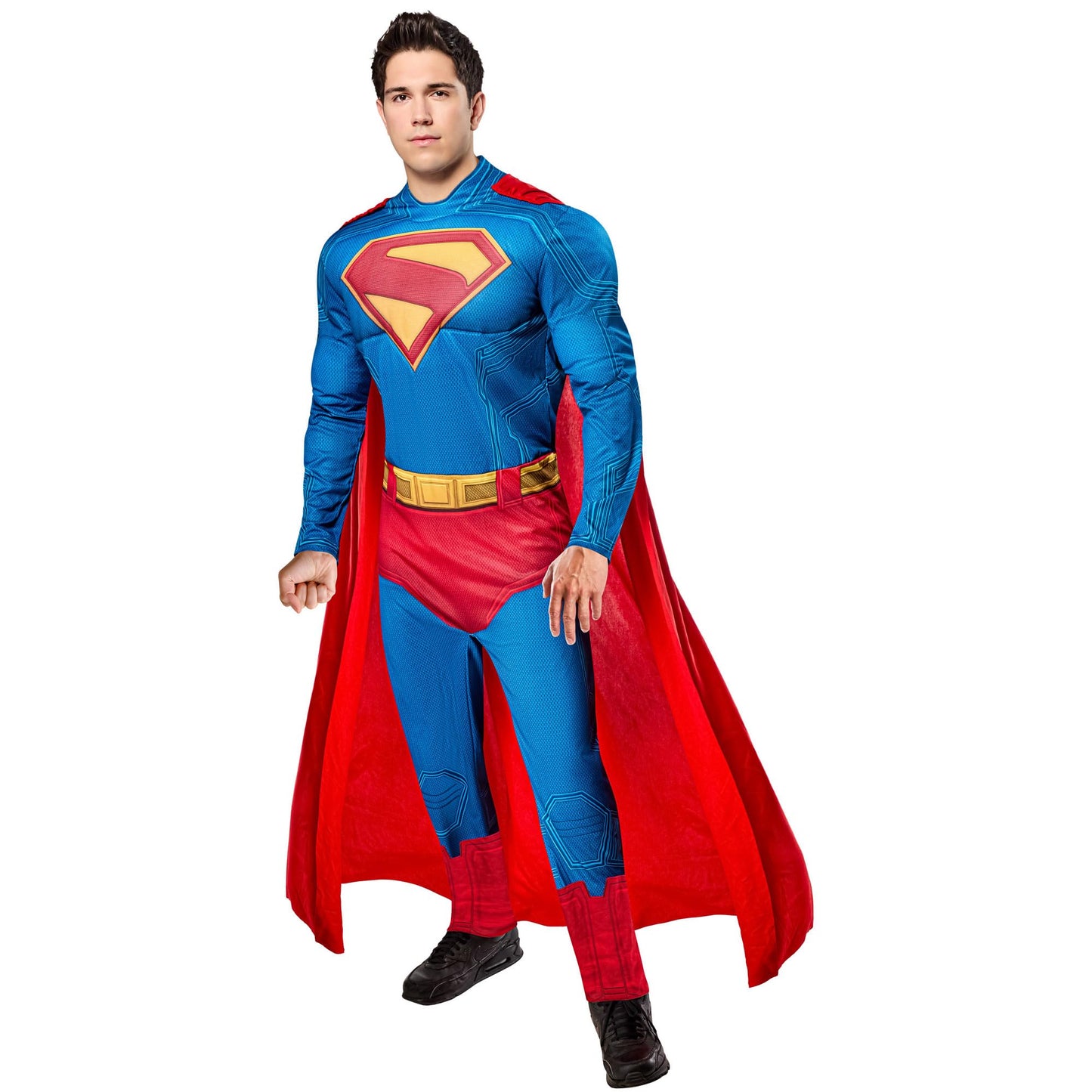 Official DC Deluxe Superman Costume - Adult Superhero Fancy Dress