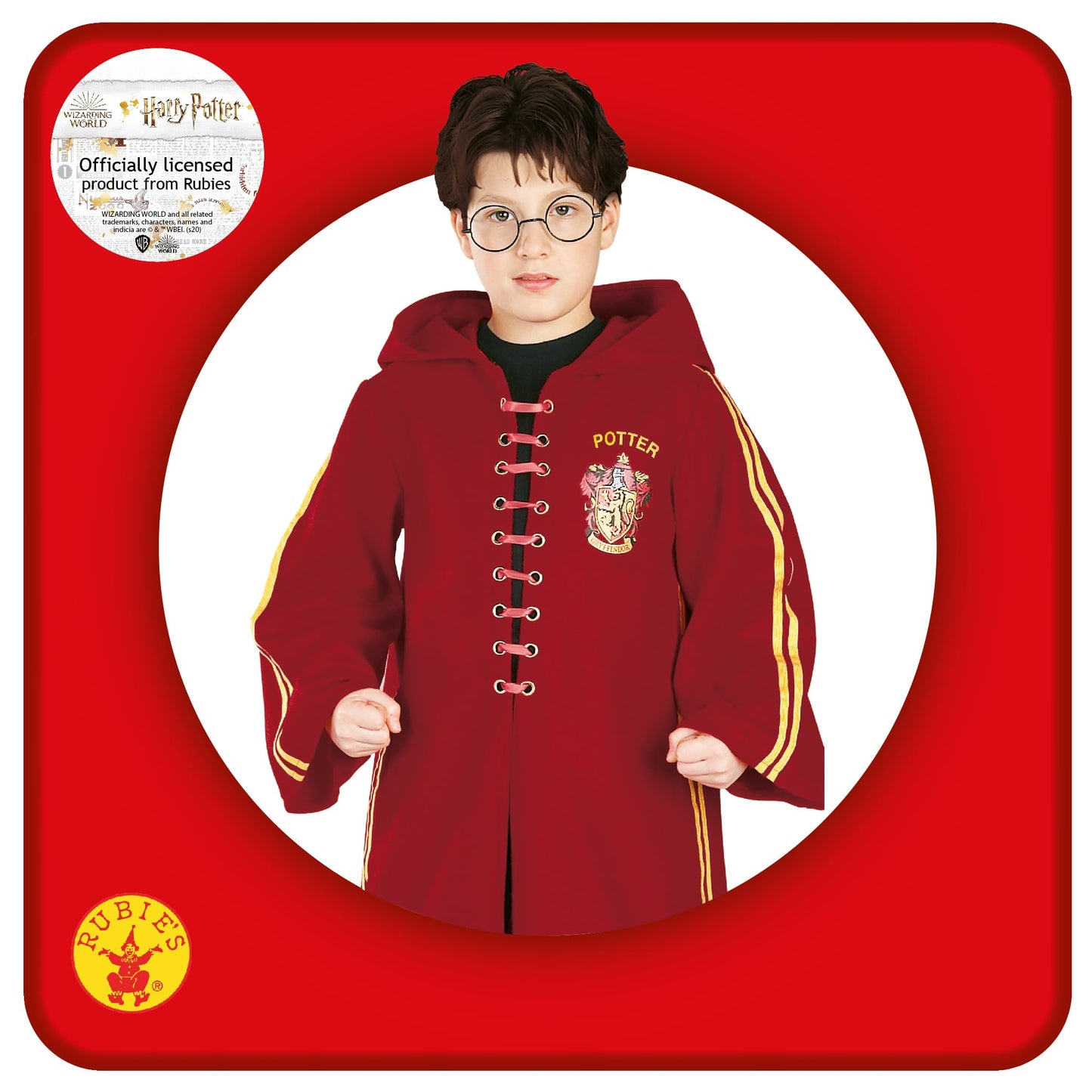 Rubies Official Harry Potter Deluxe Quidditch Robe Childs Costume - Small 3-4 years Halloween