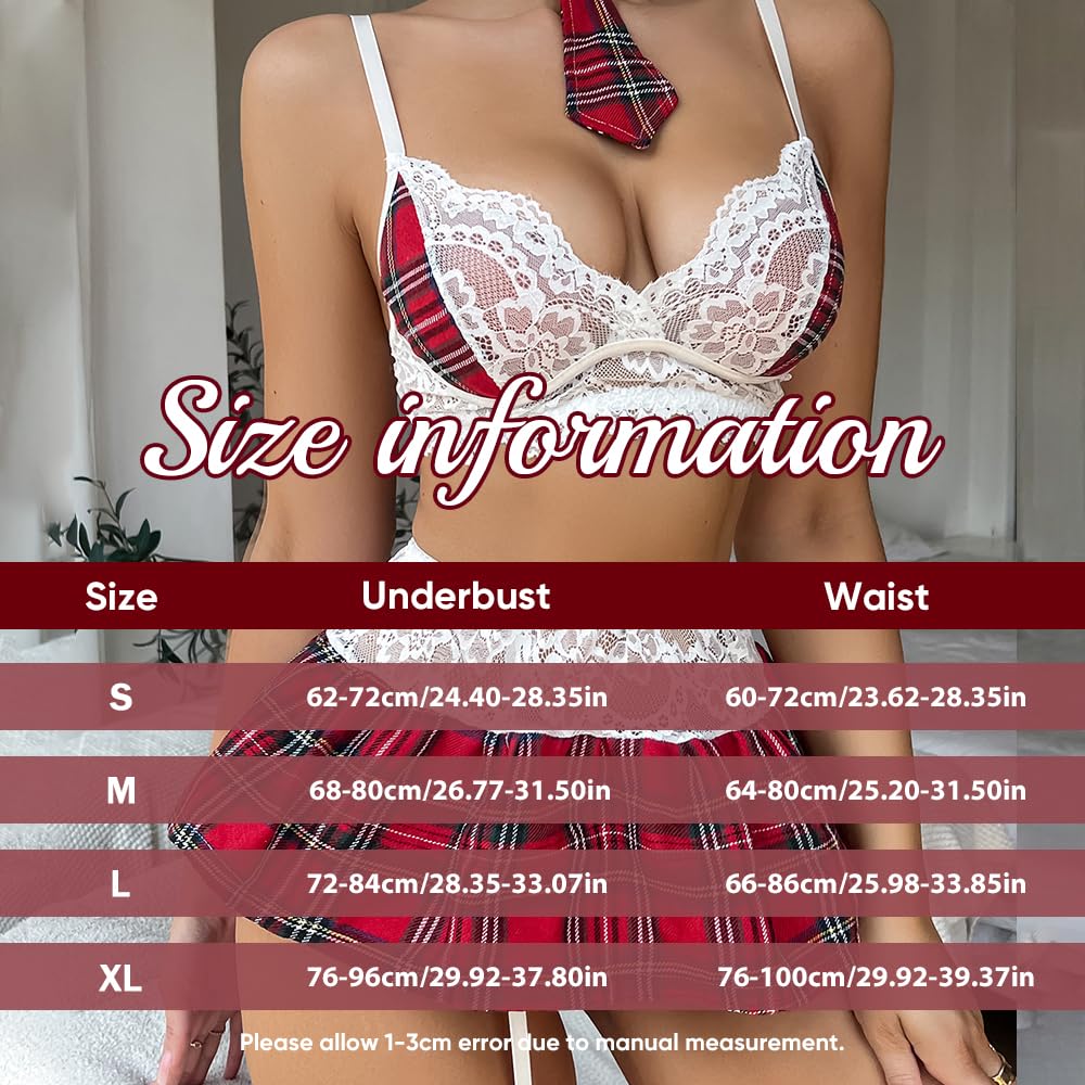 Sexy Women's Cosplay Costume Roleplay Jk Uniform Babydoll Lingerie (image 6)