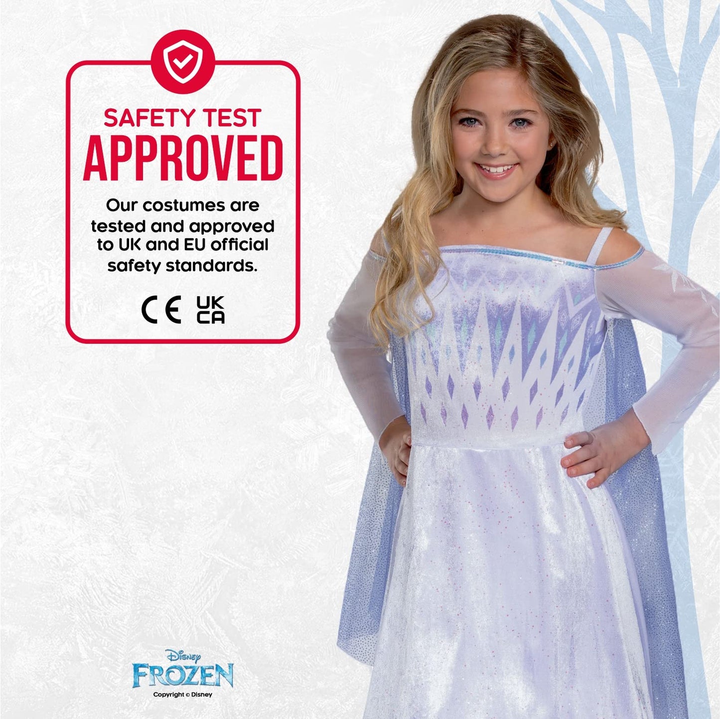 Disney Official Deluxe Elsa Snow Queen Costume, Frozen 2 Costume Kids Size S
