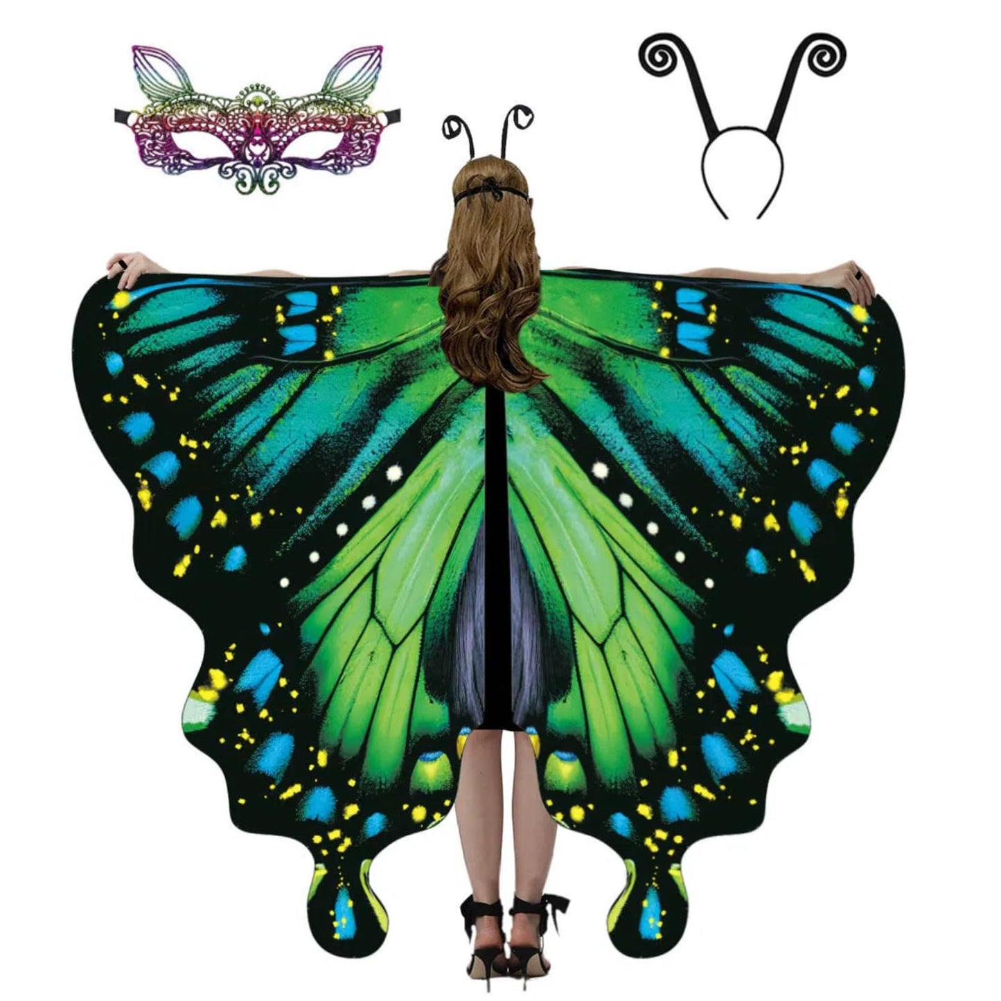 Butterfly Costume for Women - Adult Butterfly Wings Halloween Party