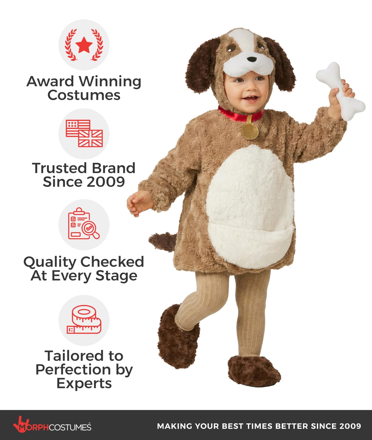 Baby Dog Costume - Toddler Halloween Costumes Boys Dogs - Halloween