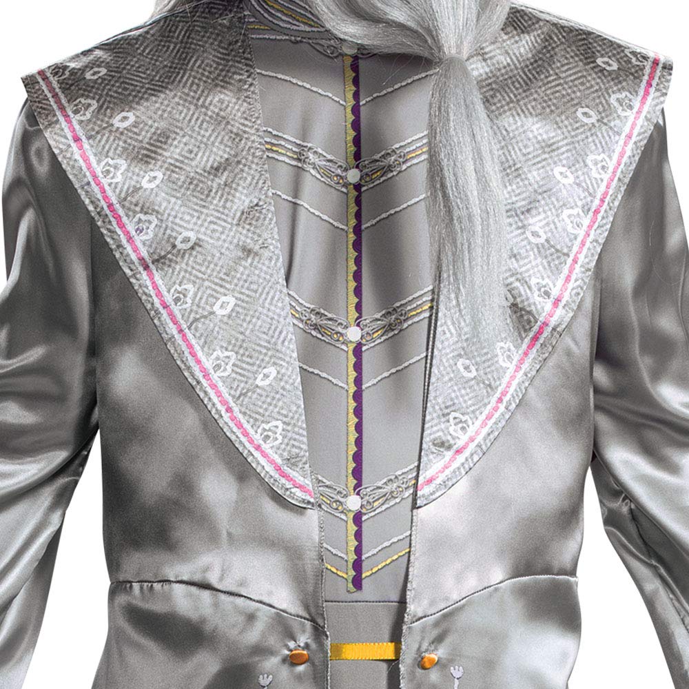 DISGUISE 107679D Dumbledore, Official Harry Potter Wizarding World Adult Costume Robe and Hat Outfit Sized, Silver, X-Large (42-46)