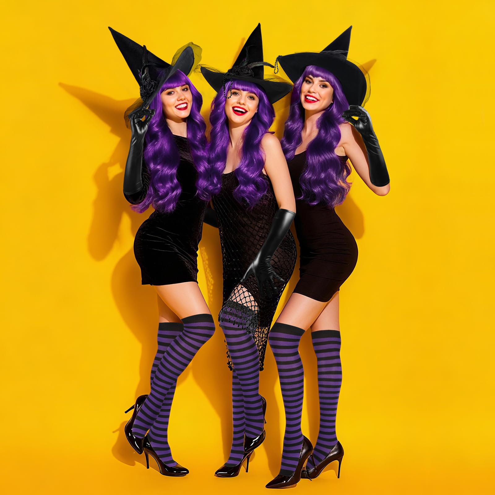Witch Costume Accessories Set for Adult Women - 5-Piece Kit (image 2)